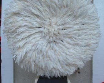 Authenic 30"/ blanc / Bamileke / africain plume coiffe / aka / « frais expédition »