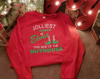 jolliest bunch of elves shirt