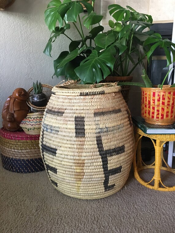 Extra Large Vintage African Basket