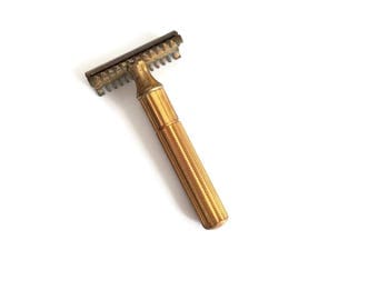 Gillette Double Edge Razor, Gillette Safety Razor, Gillette Tech, Open Comb Razor, 1930s Gillette, DE Razor, Vintage Razor
