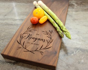 Personalized Cheese Board, Serving Board, Bread Board, Custom, Engraved, Wedding Gift, Housewarming Gift, Anniversary Gift, Engagement #15
