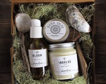 Pregnancy Gift Set ~ Unique New Mom Gifts ~ Gift Set for New Mom ~ New Mom Gift Basket ~ Boho Babyshower Gift ~ Pregnancy Gift ~ Box
