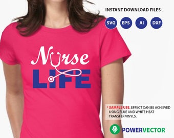 Download Super Nurse T shirt Design Svg. Super Nurse Vinyl Shirt Cut