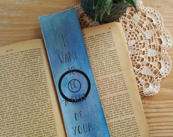 Bookmark is hand "Teen Wolf - I want to be apart of your pack" Collection "Sérievore" Bookmark Art drawing print