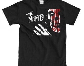 The Misfits Bloody Skull Black T-shirt