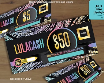 20 Cash Designs Voucher Coupons For Consultants Ready for Printing 5-50