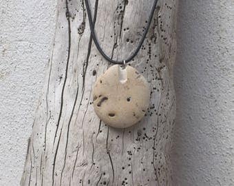 Natural Handcrafted Irish Beach Pebble Pendant Necklace