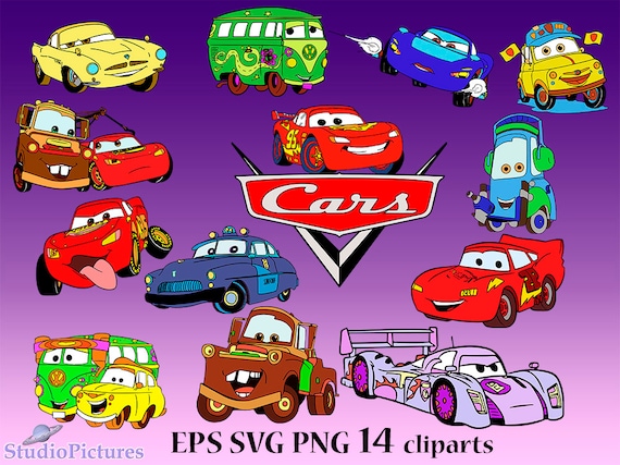 Movie Cars Svg Disney Cars Svg Cut Files Mate cars clip