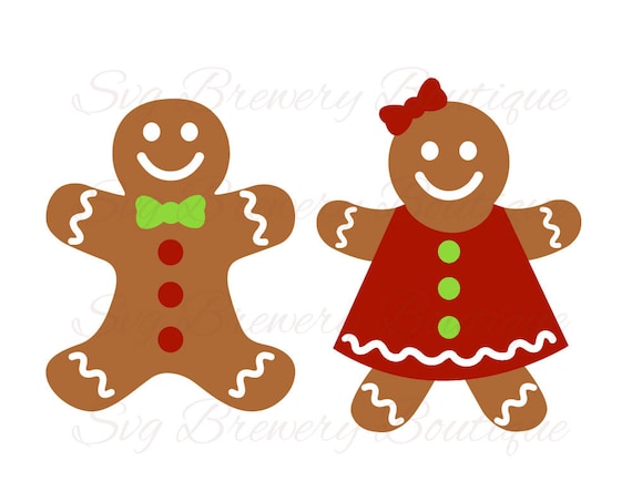 Gingerbread Christmas Ginger bread SVG PNG DXF for