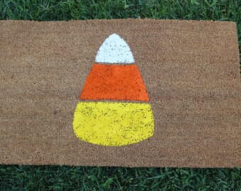 Candy Corn Doormat