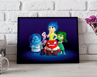 inside out poster disney print nursery decor