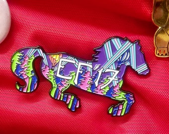 Electric Forest 2017 Pin - Spirit of the Forest - Horse Hat Pin