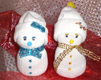 Pdf Crochet Pattern LITTLE GIRL and SNOWMAN