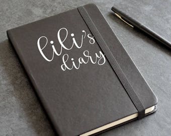 Planner Bullet personalizzabile log - Book personalizzabile A5 - specifiche 240 pagine dei taccuini personalizzate - libro con nome-