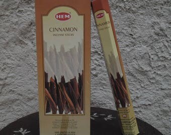 Cinnamon box of 20 sticks of incense for scenting your home