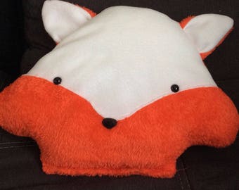 Handmade plush Fox orange and white