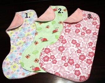 Baby Girl Burp Cloths