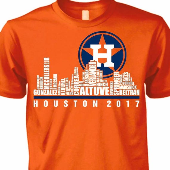 Houston Astros Skyline T-shirt/ Houston Astros/ World Series