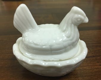 Hen on nest