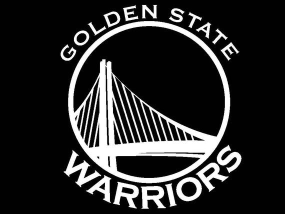 Golden State Warriors Logo Decal with Lettering