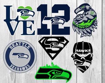 Seattle Seahawks SVG, Seattle Seahawks DXF PNG cutting file, Printable, T-shirt Design, Scrapbooking Clipart