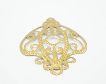 7 x 65mm (l640) Gold print