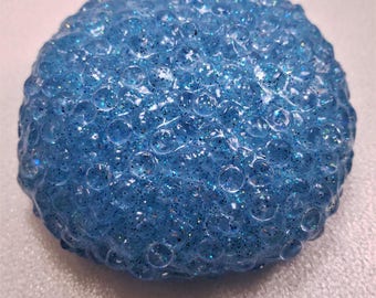 Fluffy "Blue Fishbowl" Slime-2oz-4oz-8oz