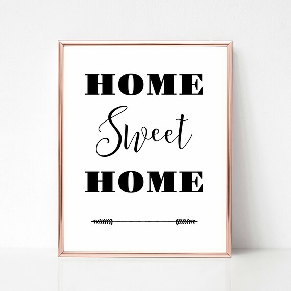 Home Sweet Home Printable Art