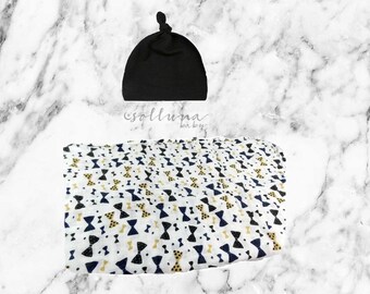 SOFIJA - Mirella Swaddle Blanket & Hat - Beige main image 1