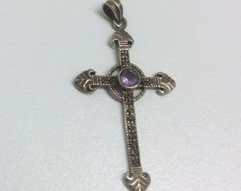 amethyst cross