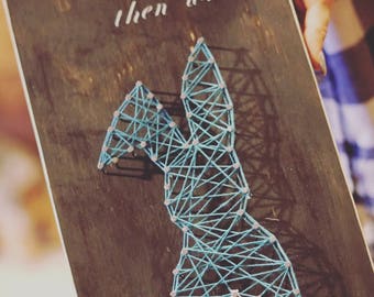 Bunny string art | Etsy