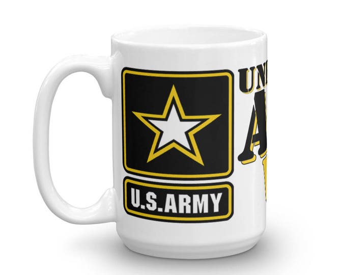 Army Wife Mug, Military Wife Mug, Proud Army Wife, Unique, Cool, Military, Design, Gift Ideas, America, Patriotic, Support Our Troops