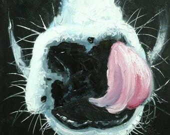 Cow painting 1231 12x16 inch original animal portrait oil painting by Roz