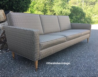 SOLD Mid Century Modern Couch Sofa - Vintage Modern Couch - Danish Modern Style Couch - Mid Century Sofa