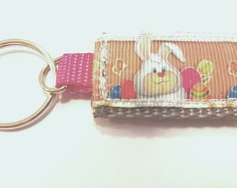 Easter Bunny Mini Pocket Keychain