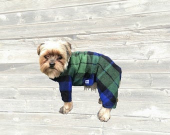 Fleece Dog Pajamas, custom made for your dog