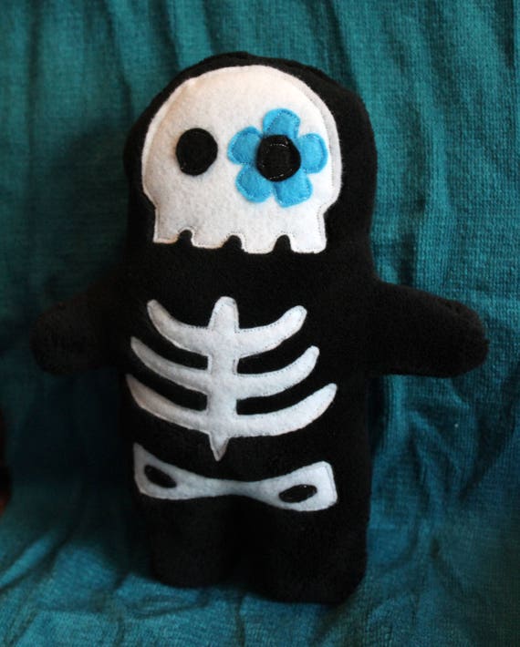 skeleton plush doll