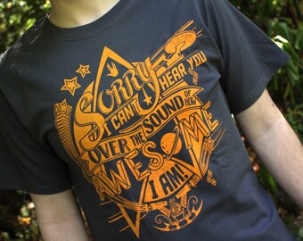 Star Trek Shirt | Captain Kirk | Sorry I can't Hear you... | Classic Star Trek Shirt | Hand Screen Printed | Available In Plus Sizes