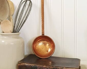 Copper Ladle-Vintage Hammered Copper Ladle