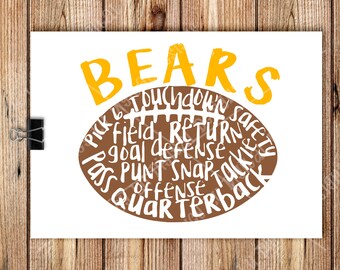 Football - QUARTERBACK FOOTBALL - BEARS, 2 styles