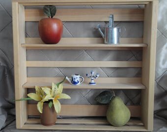 Cool NAPA Valley Crate Vintage Hanging Standing Natural Wood Shelf Cool NAPA Valley Crate Vintage Hanging Standing Natural Wood Shelf