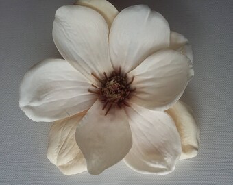Cream Magnolia - fascinator/hair accessory/hat trim/races/bridal/trim