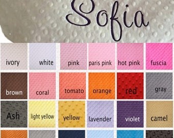 Personalized Boppy Lounger cover, Pick your own minky fabric, slipcover for boppy lounger, boppy lounger cover with zipper