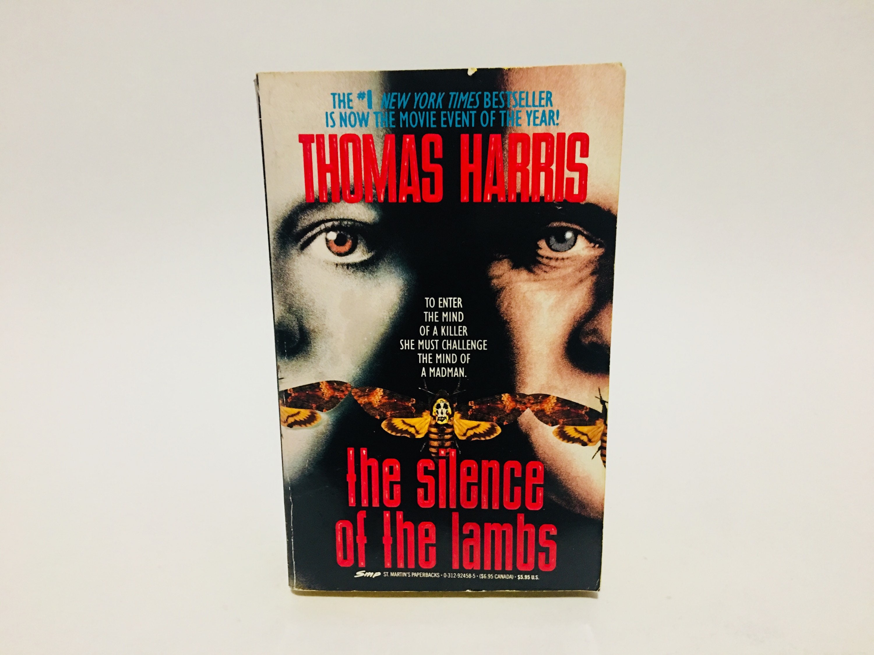 Vintage Thriller Book The Silence of the Lambs by Thomas