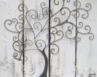 ON SALE Metal Tree / Tree Wall Art / Patina / Tree Of Life Wall Decor