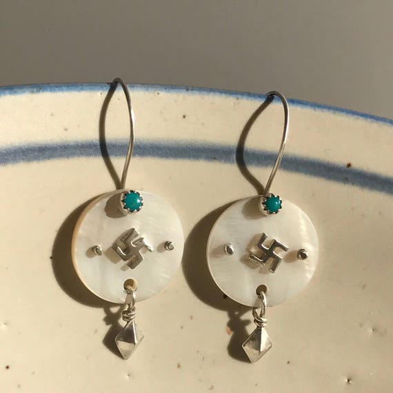 Navajo Whriling log earrings