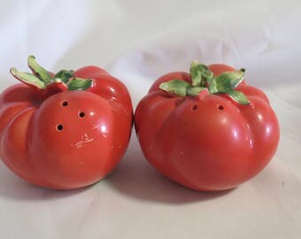 Vintage Holt Howard Tomato Salt and Pepper Shakers