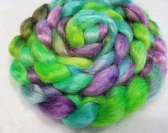 Hand Dyed Young Mohair Top - 4 ounces