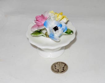 Miniature Bone China Royal Dalton Flower Basket