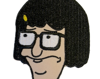 Tina Belcher Iron On Patch Embroidery Sewing Customise Denim Cotton Bob's Burgers Awkward Teen Butts Unicorns Ugggh Funny Cartoon Animation